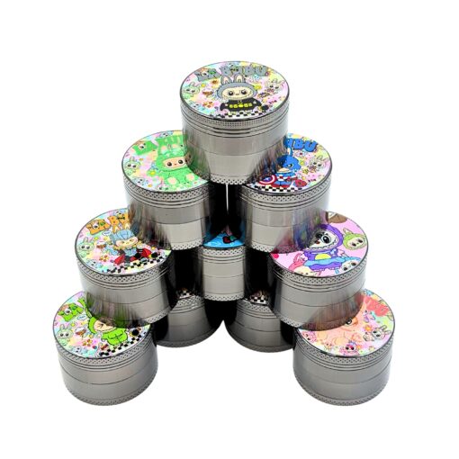 Premium Zinc 50mm Labubu Grinders 10ct - ZINC50LB