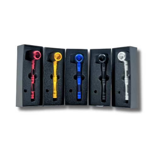 Metal Pipe w Glass Stem - MP193