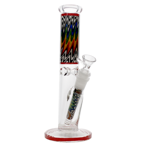 10" Rainbow Design Straight Waterpipe - AD10R