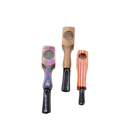 Wood Handpipe with Screen- RJT09