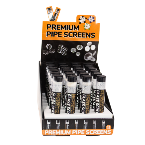 Honeycomb Design Glass Screen 15mm 50CT Tube- SC504