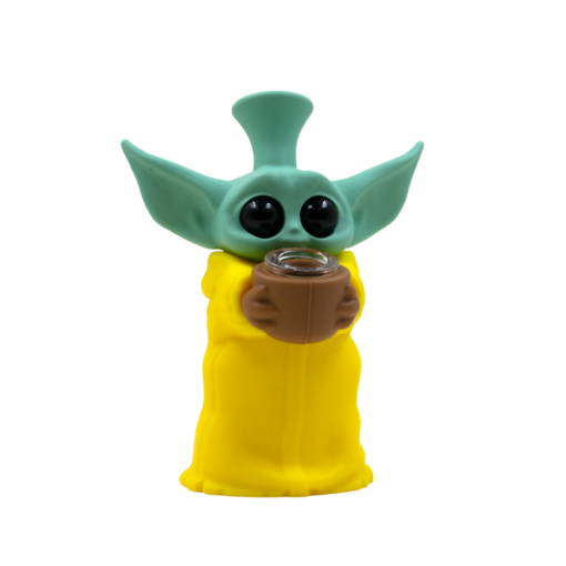 Standing Yoda Silicone Waterpipe - S491