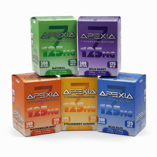 Apexia 7 - Hydroxymitragynine Tablets 4ct 500mg 10/Box