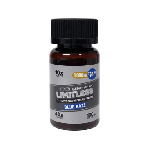 Limitless 7 Hydroxy Pre Priced $74.99 Tablets 100mg 10/Jar