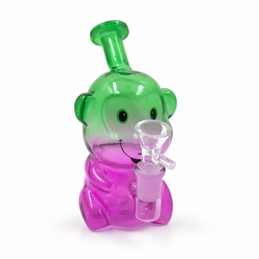6" Rasta Color Character Waterpipe - WPQ022