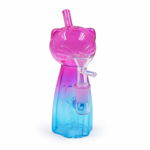 6" Kitty Waterpipe - WPQ023BW