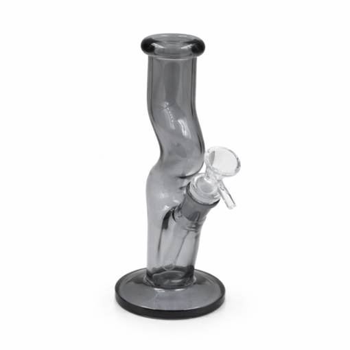 8" Zig-Zag Electroplated Waterpipe - WPQ121BW