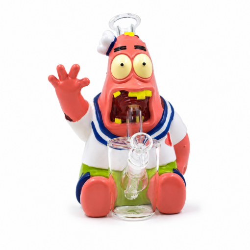 8" Zombie Patrick Star Waterpipe - H525