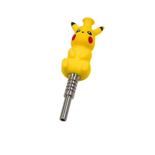 Pikachu Silicone Straw - H598B